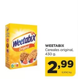 Oferta de Weetabix - Cereales Original por 2,99€ en Alimerka