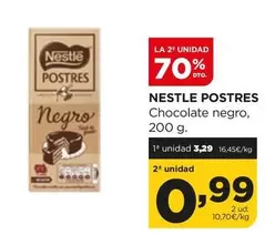 Oferta de Nestlé - Postres Chocolate Negro por 3,29€ en Alimerka