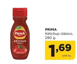 Oferta de Prima - Ketchup Clasico por 1,69€ en Alimerka