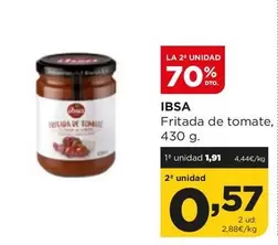 Oferta de Ibsa -  Fritada De Tomate por 1,91€ en Alimerka