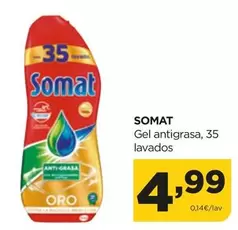 Oferta de Somat - Gel Antigrasa por 4,99€ en Alimerka