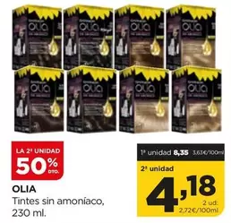 Oferta de Olia - Tintes Sin Amoniaco por 8,35€ en Alimerka