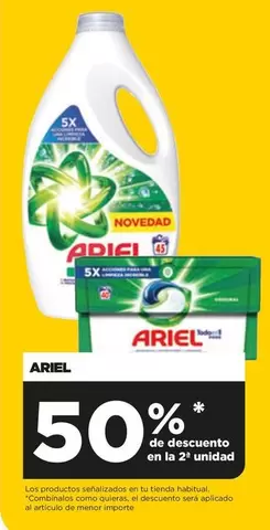 Oferta de Ariel - Los Productos Senalizados Senalizados en Alimerka