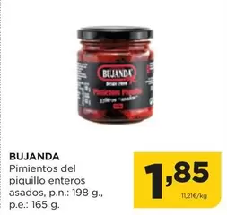 Oferta de Bujanda - Pimientos Del Piquillo Enteros Asados por 1,85€ en Alimerka