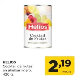 Oferta de Helios - Cocktail De Frutas En Almibar Ligero por 2,19€ en Alimerka