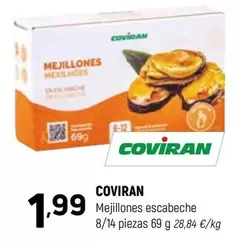 Oferta de Coviran - Mejillones Escabeche por 1,99€ en Coviran