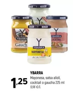 Oferta de Ybarra - Mayonesa, Salsa Alioli, Cocktail O Gaucha por 1,25€ en Coviran