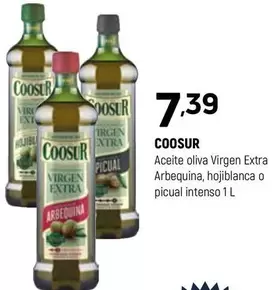 Oferta de Coosur - Aceite Oliva Virgen Extra Arbequina, Hojiblanca O Picual Intenso por 7,39€ en Coviran