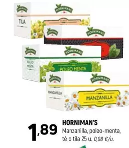 Oferta de Manzanilla - , Poleo-menta, Te O Tila por 1,89€ en Coviran