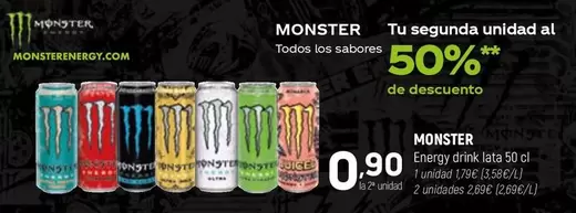 Oferta de Monster - Energy Drink por 0,9€ en Coviran