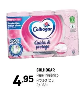 Oferta de Colhogar - Papel Higiénico Protect por 4,95€ en Coviran