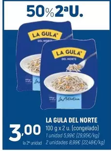 Oferta de La Gula del Norte - 100 G X 2 U. por 5,99€ en Coviran