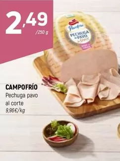 Oferta de Campofrío - Pechuga Pavo Al Corte por 2,49€ en Coviran