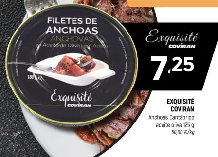 Oferta de Coviran - Anchoas Cantabrico Aceite Oliva por 7,25€ en Coviran