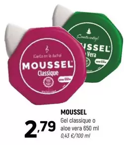 Oferta de Moussel - Gel Classique O Aloe Vera por 2,79€ en Coviran