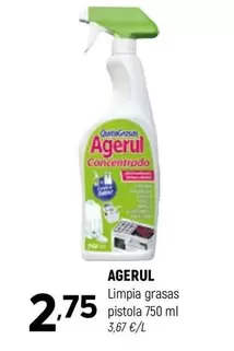 Oferta de Agerul - Limpia Grasas Pistola por 2,75€ en Coviran