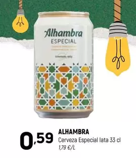 Oferta de Alhambra - Cerveza Especial por 0,59€ en Coviran