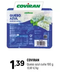 Oferta de Coviran - Queso Azul Cuna por 1,39€ en Coviran