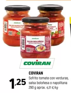 Oferta de Coviran - Sofrito Tomate Con Verduras por 1,25€ en Coviran