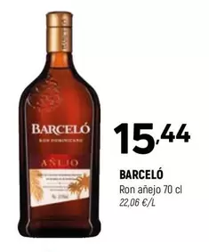 Oferta de Barceló - Ron Anejo por 15,44€ en Coviran