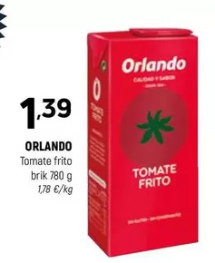 Oferta de Orlando - Tomate Frito Brik por 1,39€ en Coviran