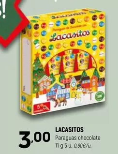 Oferta de Lacasitos - Paraguas Chocolate por 3€ en Coviran