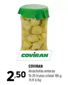 Oferta de Coviran - Alcachofas Enteras 15-25 Frutos Cristal por 2,5€ en Coviran