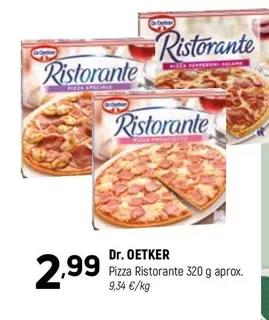 Oferta de Dr Oetker - Pizza Ristorante por 2,99€ en Coviran