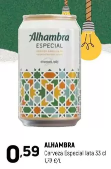 Oferta de Alhambra - Cerveza Especial por 0,59€ en Coviran