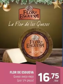 Oferta de Flor de Esgueva - Queso Oveja Viejo por 16,75€ en Coviran