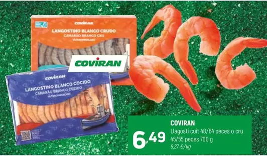 Oferta de Coviran - Langostino Blanco Cocido por 6,49€ en Coviran