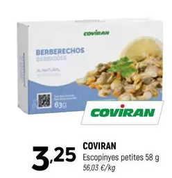 Oferta de Coviran - Escopinyes Petites por 3,25€ en Coviran