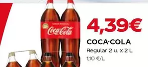 Oferta de Coca-Cola - Regular por 4,39€ en Coviran