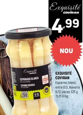 Oferta de Blanco - Esparrago  Extra D.o. Navarra por 4,99€ en Coviran