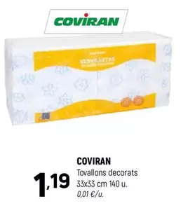 Oferta de Coviran - Tovallons Decorats por 1,19€ en Coviran