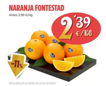 Oferta de Naranja Fontestad por 2,39€ en Ahorramas