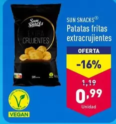 Oferta de Sun Snacks - Patatas Fritas Extracrujientes por 0,99€ en ALDI