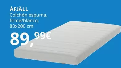 Oferta de Colchón Espuma Firme/blanco por 89,99€ en IKEA