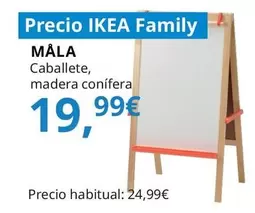 Oferta de Mala - Caballete Madera Conifera por 19,99€ en IKEA