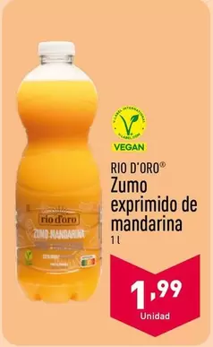 Oferta de Rio d'Oro - Zumo Exprimido De Mandarina por 1,99€ en ALDI