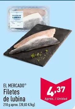 Oferta de El Mercado - Filetes De Lubina por 4,37€ en ALDI