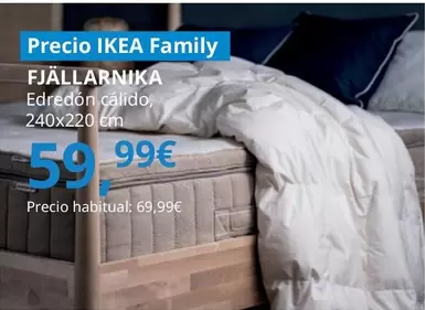 Oferta de Fjallarnika - Edredon Calido por 59,99€ en IKEA