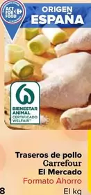 Oferta de Carrefour - Traseros De Pollo  El Mercado por 2,69€ en Carrefour