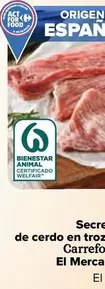 Oferta de Secreto De Cerdo En Trozos  Carrefour  El Mercado por 5,45€ en Carrefour