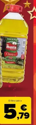 Oferta de La Masía - Aceite De Oliva Classico 0,4º O Sumum 1º  por 5,79€ en Carrefour