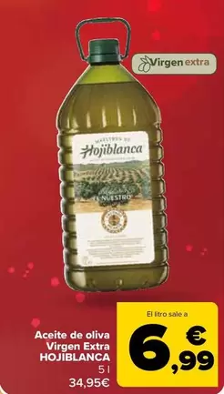 Oferta de Hojiblanca - Aceite De Oliva Virgen Extra  por 6,99€ en Carrefour