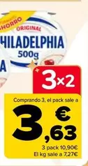 Oferta de Philadelphia - Queso De Untar Natural O Light en Carrefour