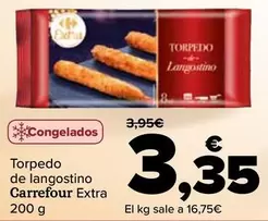 Oferta de Carrefour - Torpedo De Langostino Extra por 3,35€ en Carrefour