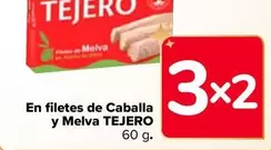 Oferta de Tejero - En Filetes De Caballa Y Melva 60 G en Carrefour