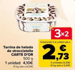 Oferta de Carte d'Or - Tarrina De Helado De Stracciatella en Carrefour